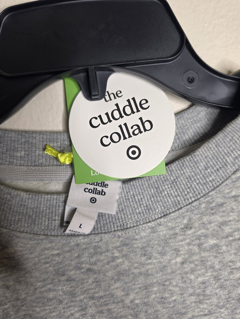 The Cuddle Collab for Target "I'm More of a Dog Person" Gray Graphic Sweatshirt - Picture 4 of 5